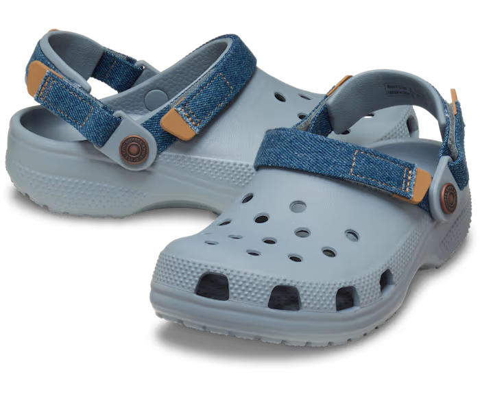 Kinder Classic Denim verstellbar Backstrap Clog