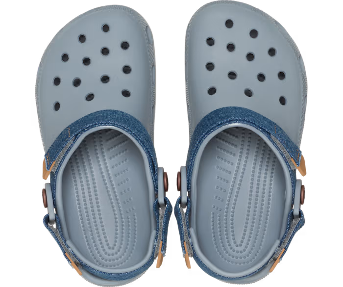 Kinder Classic Denim verstellbar Backstrap Clog