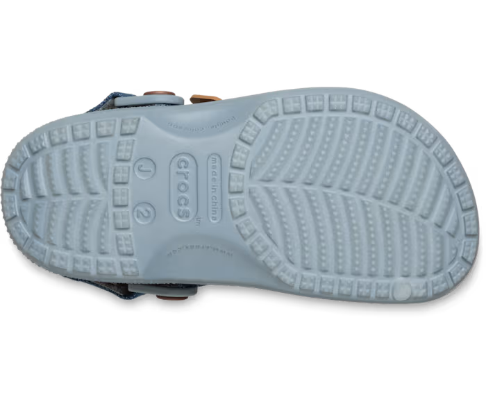 Kinder Classic Denim verstellbar Backstrap Clog