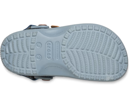Kinder Classic Denim verstellbar Backstrap Clog