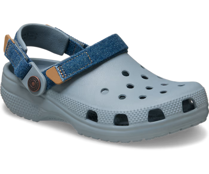 Kinder Classic Denim verstellbar Backstrap Clog