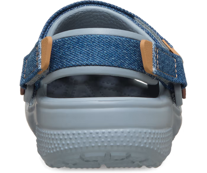 Kinder Classic Denim verstellbar Backstrap Clog