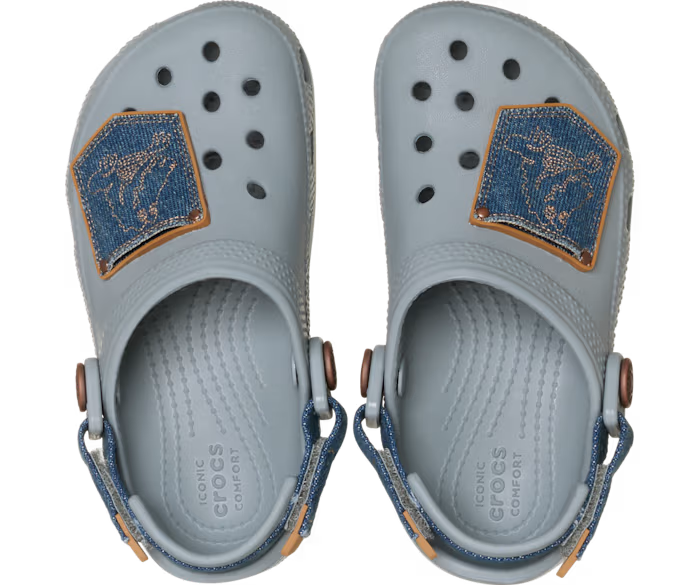 Kleinkind Classic Denim verstellbar Backstrap Clog