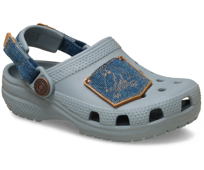 Kleinkind Classic Denim verstellbar Backstrap Clog