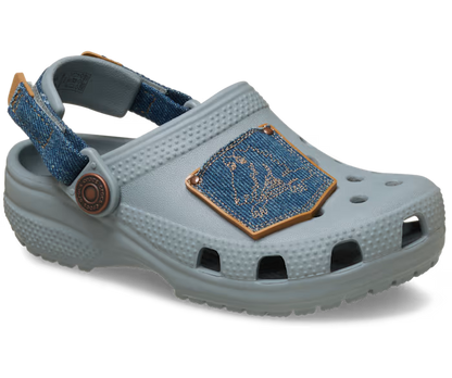 Kleinkind Classic Denim verstellbar Backstrap Clog