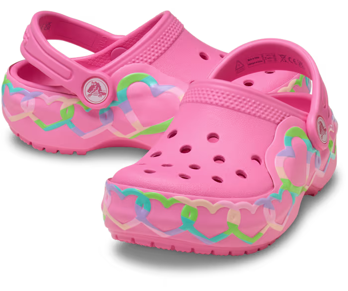 Kleinkind Classic Herz Lights Clog
