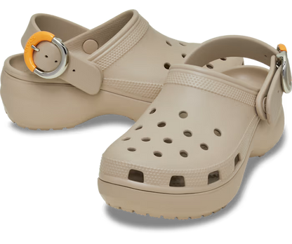 Classic Platform Dipped Schnalle Clog