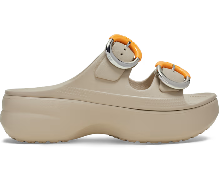 Damen Saturday Platform Dipped Schnalle Sandale