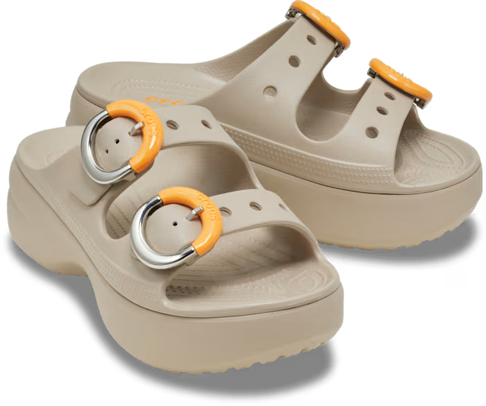 Damen Saturday Platform Dipped Schnalle Sandale