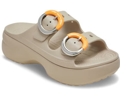 Damen Saturday Platform Dipped Schnalle Sandale