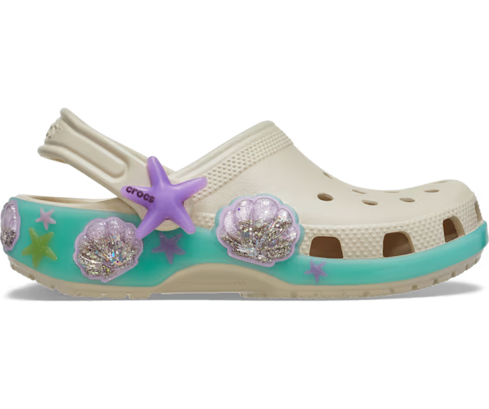 Kinder Classic Sea Sparkle Shaker Clog
