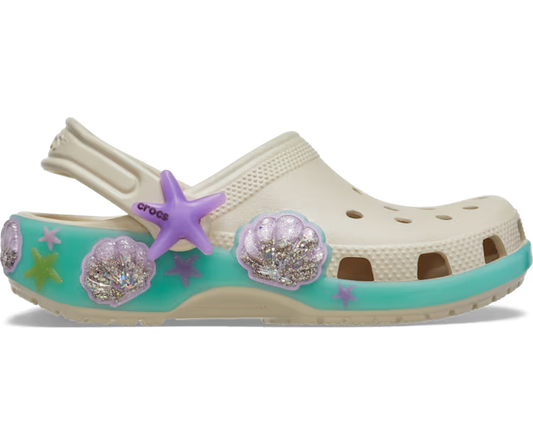 Kinder Classic Sea Sparkle Shaker Clog