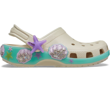 Kleinkind Classic Sea Sparkle Shaker Clog