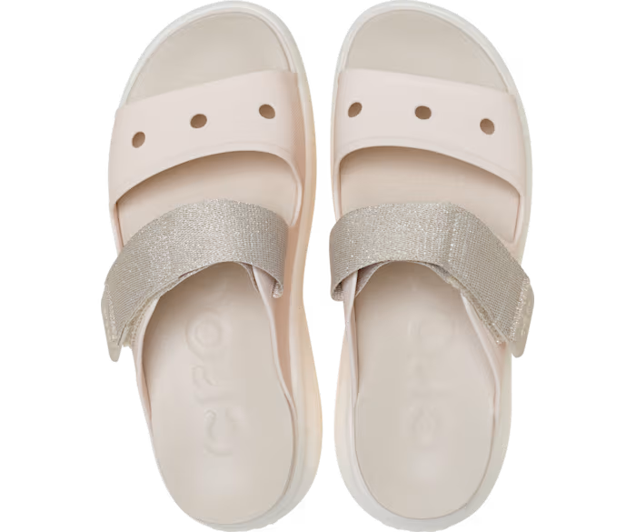 Soho Two Riemen Shimmer Sandale
