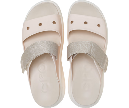 Soho Two Riemen Shimmer Sandale