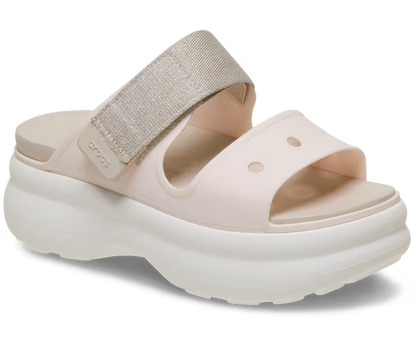 Soho Two Riemen Shimmer Sandale