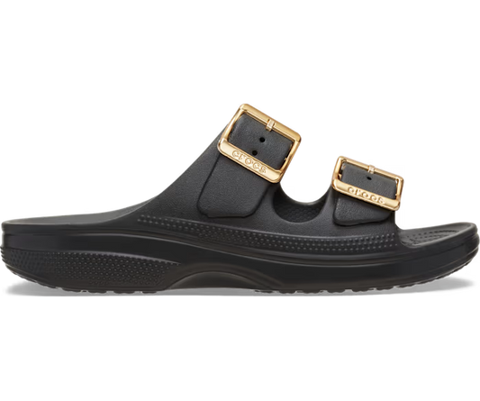 Damen Metallic Schnalle Saturday Sandale