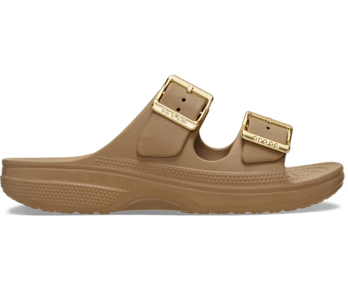 Damen Metallic Schnalle Saturday Sandale