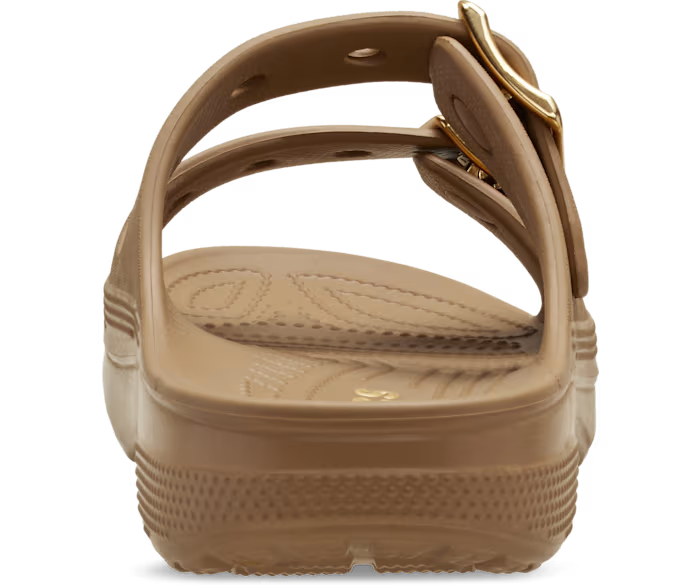 Damen Metallic Schnalle Saturday Sandale