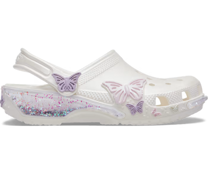 Kinder Classic Schmetterling Sparkle Shaker Clog