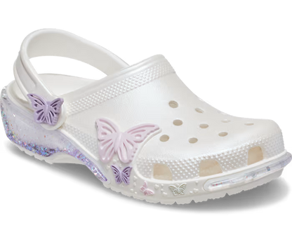 Kinder Classic Schmetterling Sparkle Shaker Clog