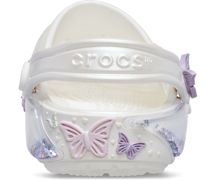Kinder Classic Schmetterling Sparkle Shaker Clog