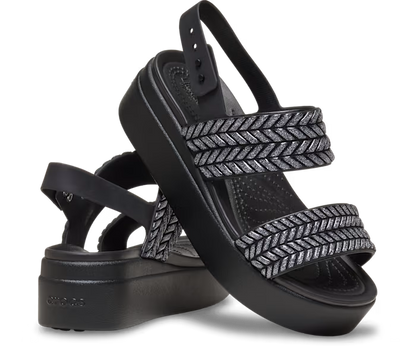 Brooklyn Woven Sparkle Low Wedge