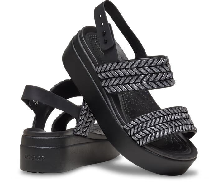 Brooklyn Woven Sparkle Low Wedge