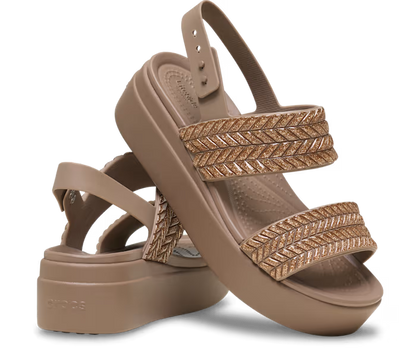 Brooklyn Woven Sparkle Low Wedge
