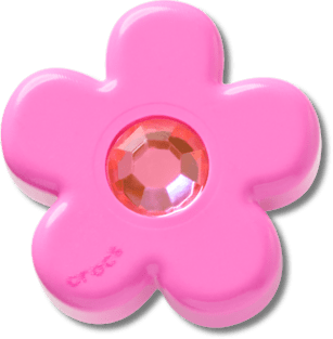 Bright Rosa Blume mit Gem