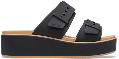 Brooklyn Schnalle Low Wedge Matte Wrap Sandale