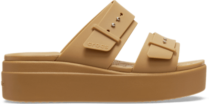 Brooklyn Schnalle Low Wedge Sandale