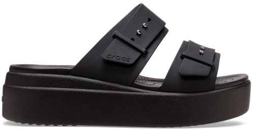 Brooklyn Schnalle Low Wedge Sandale