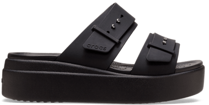 Brooklyn Schnalle Low Wedge Sandale