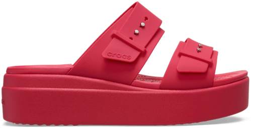 Brooklyn Schnalle Low Wedge Sandale