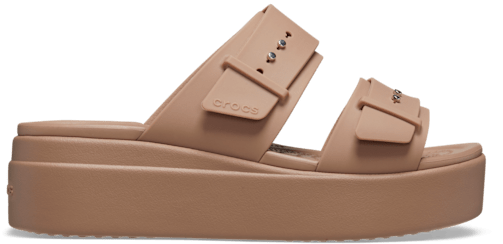 Brooklyn Schnalle Low Wedge Sandale