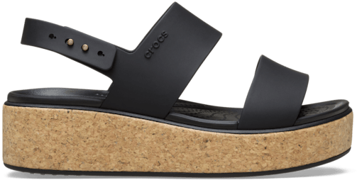 Brooklyn Low Wedge Cork Sandale