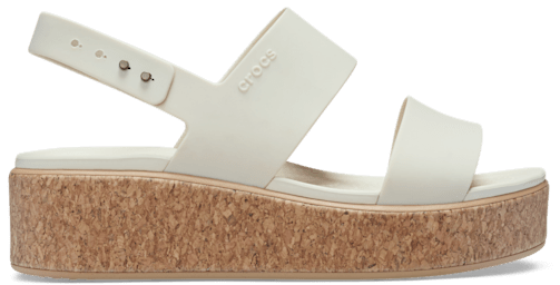 Brooklyn Low Wedge Cork Sandale
