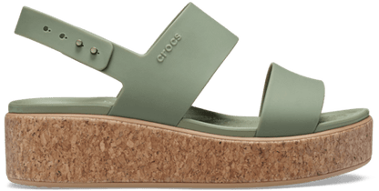 Brooklyn Low Wedge Cork Sandale