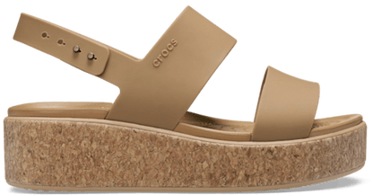 Brooklyn Low Wedge Cork Sandale