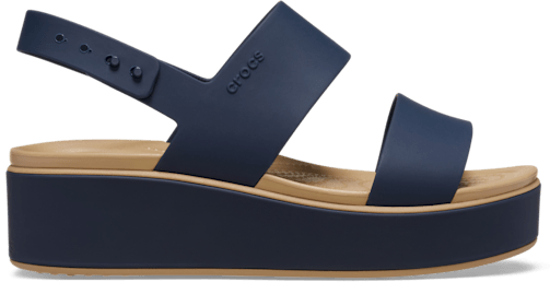 Brooklyn Low Wedge Matte Wrap Sandale