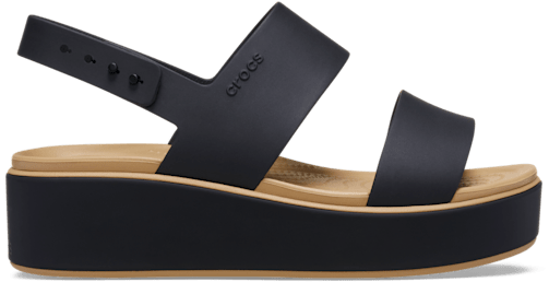 Brooklyn Low Wedge Matte Wrap Sandale
