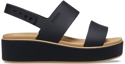 Brooklyn Low Wedge Matte Wrap Sandale