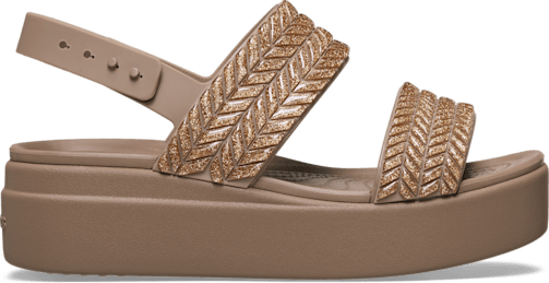 Brooklyn Woven Sparkle Low Wedge