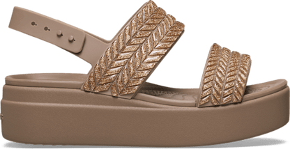 Brooklyn Woven Sparkle Low Wedge