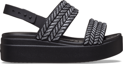 Brooklyn Woven Sparkle Low Wedge