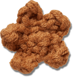 Crafted Crochet Braun Star