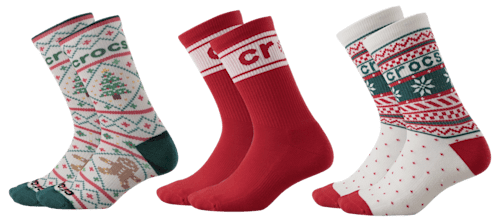 CrocsSocks Sweater Print 3er-Pack