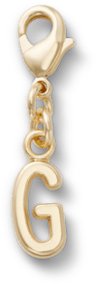 Gold Letter G Anhänger