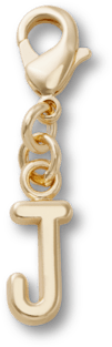 Gold Letter J Anhänger